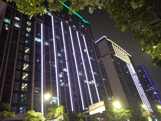 Our New Office Building In Huangpu @ Night :-) We Love It!