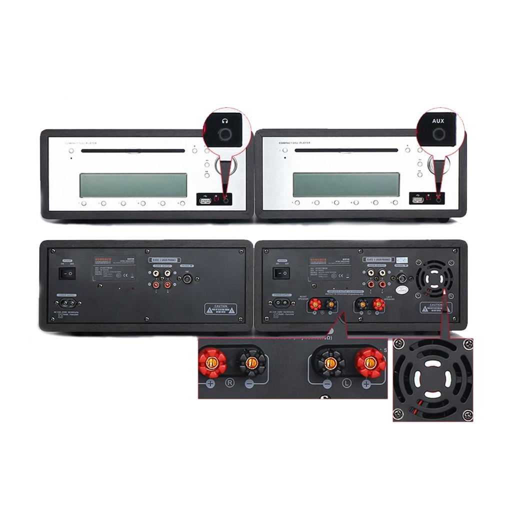 Compact Hifi System With/ Without Speakers