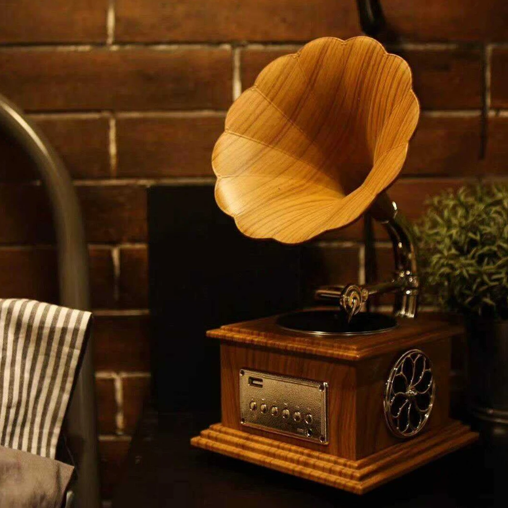 High Quality USB + Bluetooth Player in Phonograph Design